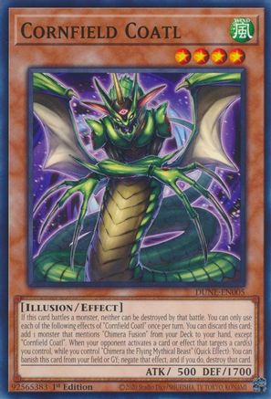 Cornfield Coatl (DUNE-EN005) - Duelist Nexus 1st Edition - Premium Yugioh Single from Konami - Just $0.24! Shop now at Game Crave Tournament Store