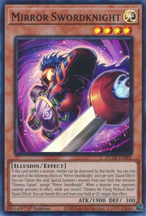 Mirror Swordknight (DUNE-EN006) - Duelist Nexus 1st Edition - Premium Yugioh Single from Konami - Just $0.26! Shop now at Game Crave Tournament Store