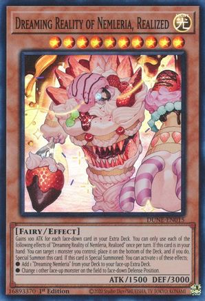 Dreaming Reality of Nemleria, Realized (DUNE-EN015) - Duelist Nexus 1st Edition - Premium Yugioh Single from Konami - Just $0.34! Shop now at Game Crave Tournament Store
