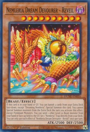 Nemleria Dream Devourer - Reveil (DUNE-EN016) - Duelist Nexus 1st Edition - Premium Yugioh Single from Konami - Just $0.25! Shop now at Game Crave Tournament Store