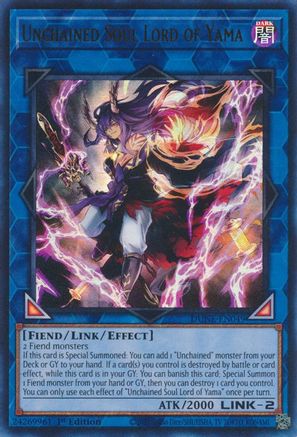 Unchained Soul Lord of Yama (DUNE-EN049) - Duelist Nexus 1st Edition - Premium Yugioh Single from Konami - Just $5.01! Shop now at Game Crave Tournament Store