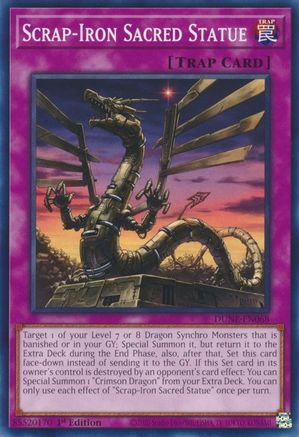 Scrap-Iron Sacred Statue (DUNE-EN068) - Duelist Nexus 1st Edition - Premium Yugioh Single from Konami - Just $0.25! Shop now at Game Crave Tournament Store