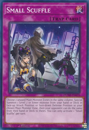 Small Scuffle (DUNE-EN078) - Duelist Nexus 1st Edition - Premium Yugioh Single from Konami - Just $0.25! Shop now at Game Crave Tournament Store