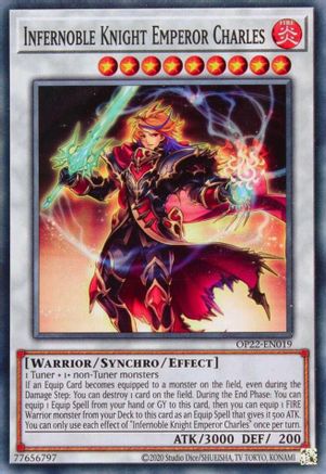 Infernoble Knight Emperor Charles (OP22-EN019) - OTS Tournament Pack 22 Unlimited - Premium Yugioh Single from Konami - Just $0.08! Shop now at Game Crave Tournament Store
