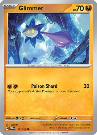 Glimmet - 122/197 122 - SV03 Obsidian Flames