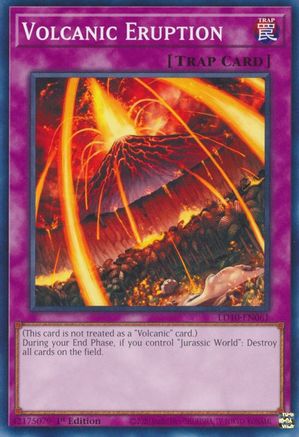 Volcanic Eruption (LD10-EN061) - Legendary Duelists: Soulburning Volcano 1st Edition - Premium Yugioh Single from Konami - Just $0.25! Shop now at Game Crave Tournament Store