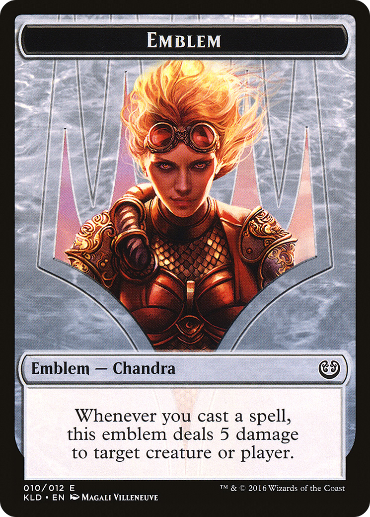 Chandra, Torch of Defiance Emblem (TKLD-010) - Kaladesh Tokens
