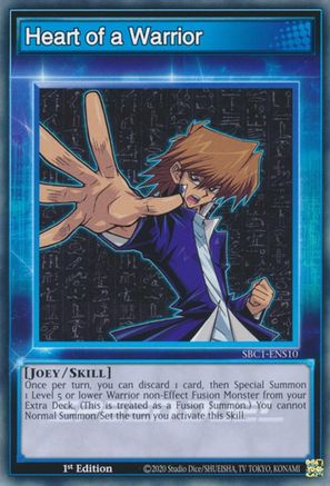 Heart of a Warrior (SBC1-ENS10) - Speed Duel: Streets of Battle City 1st Edition - Premium Yugioh Single from Konami - Just $0.25! Shop now at Game Crave Tournament Store