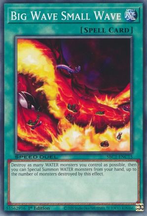 Big Wave Small Wave (SBC1-ENC15) - Speed Duel: Streets of Battle City 1st Edition - Premium Yugioh Single from Konami - Just $0.25! Shop now at Game Crave Tournament Store