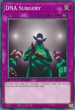 DNA Surgery (SBC1-END18) - Speed Duel: Streets of Battle City 1st Edition - Premium Yugioh Single from Konami - Just $0.41! Shop now at Game Crave Tournament Store
