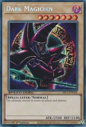 Dark Magician (G) (Secret Rare) (SBC1-ENG01) - Speed Duel: Streets of Battle City 1st Edition - Premium Yugioh Single from Konami - Just $4.47! Shop now at Game Crave Tournament Store