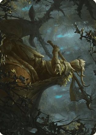 Verdant Outrider Art Card (ASWOE-028) - Art Series: Wilds of Eldraine