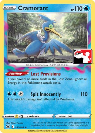 Cramorant 50 - Prize Pack Series Three Holofoil