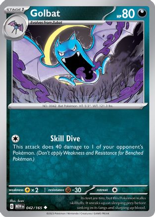 Golbat 42 - SV Scarlet and Violet 151