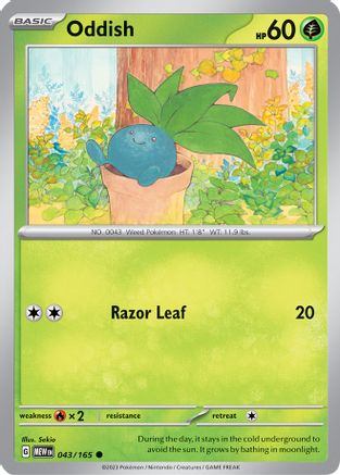 Oddish 43 - SV Scarlet and Violet 151