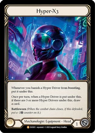 Hyper-X3 (EVO011) - Bright Lights Rainbow Foil