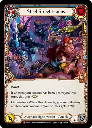 Steel Street Hoons (EVO141) - Bright Lights Rainbow Foil