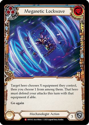 Meganetic Lockwave (EVO143) - Bright Lights Rainbow Foil