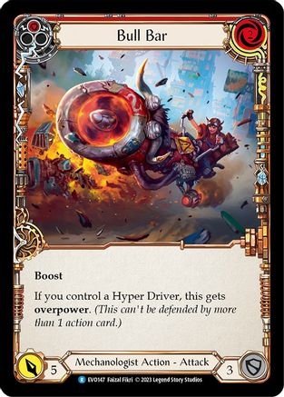 Bull Bar (Red) (EVO147) - Bright Lights Rainbow Foil