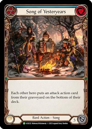 Song of Yesteryears - LGS222 (LGS222) - Flesh and Blood: Promo Cards Rainbow Foil