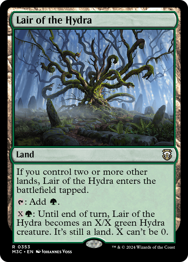 Lair of the Hydra (M3C-353) - Modern Horizons 3 Commander - Premium MTG Single from Wizards of the Coast - Just $0.25! Shop now at Game Crave Tournament Store