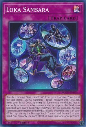 Loka Samsara (AGOV-EN073) - Age of Overlord 1st Edition - Premium Yugioh Single from Konami - Just $0.25! Shop now at Game Crave Tournament Store