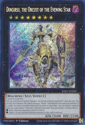 Dingirsu, the Orcust of the Evening Star (Secret Rare) (RA01-EN040) - 25th Anniversary Rarity Collection 1st Edition - Premium Yugioh Single from Konami - Just $0.32! Shop now at Game Crave Tournament Store