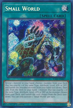 Small World (Secret Rare) (RA01-EN067) - 25th Anniversary Rarity Collection 1st Edition - Premium Yugioh Single from Konami - Just $0.51! Shop now at Game Crave Tournament Store