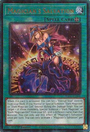 Magician's Salvation (PUR) (RA01-EN068) - 25th Anniversary Rarity Collection 1st Edition - Premium Yugioh Single from Konami - Just $0.63! Shop now at Game Crave Tournament Store