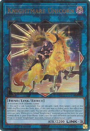 Knightmare Unicorn (Alternate Art) (PUR) (RA01-EN043) - 25th Anniversary Rarity Collection 1st Edition - Premium Yugioh Single from Konami - Just $1.08! Shop now at Game Crave Tournament Store