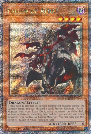Fallen of Albaz (Quarter Century Secret Rare) (RA01-EN021) - 25th Anniversary Rarity Collection 1st Edition - Premium Yugioh Single from Konami - Just $14.71! Shop now at Game Crave Tournament Store