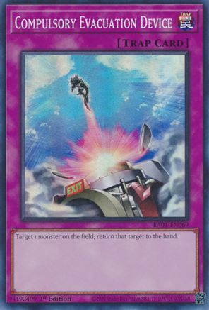 Compulsory Evacuation Device (RA01-EN069) - 25th Anniversary Rarity Collection 1st Edition - Premium Yugioh Single from Konami - Just $0.25! Shop now at Game Crave Tournament Store