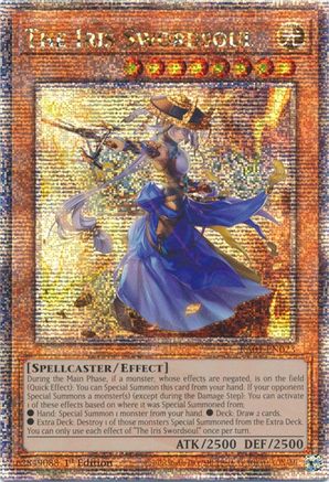 The Iris Swordsoul (Quarter Century Secret Rare) (RA01-EN023) - 25th Anniversary Rarity Collection 1st Edition - Premium Yugioh Single from Konami - Just $3.74! Shop now at Game Crave Tournament Store
