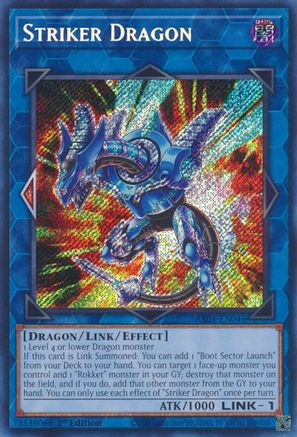 Striker Dragon (Secret Rare) (RA01-EN046) - 25th Anniversary Rarity Collection 1st Edition - Premium Yugioh Single from Konami - Just $0.26! Shop now at Game Crave Tournament Store