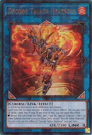 Decode Talker Heatsoul (PUR) (RA01-EN048) - 25th Anniversary Rarity Collection 1st Edition - Premium Yugioh Single from Konami - Just $0.47! Shop now at Game Crave Tournament Store