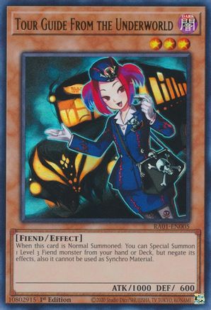 Tour Guide From the Underworld (UR) (RA01-EN005) - 25th Anniversary Rarity Collection 1st Edition - Premium Yugioh Single from Konami - Just $0.26! Shop now at Game Crave Tournament Store