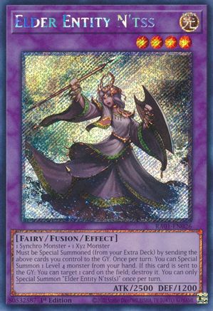 Elder Entity N'tss (Platinum Secret Rare) (RA01-EN026) - 25th Anniversary Rarity Collection 1st Edition - Premium Yugioh Single from Konami - Just $1.64! Shop now at Game Crave Tournament Store