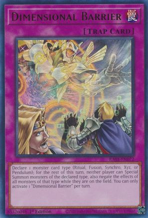 Dimensional Barrier (UR) (RA01-EN072) - 25th Anniversary Rarity Collection 1st Edition - Premium Yugioh Single from Konami - Just $0.38! Shop now at Game Crave Tournament Store