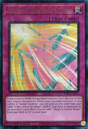 Harpie's Feather Storm (PUR) (RA01-EN073) - 25th Anniversary Rarity Collection 1st Edition - Premium Yugioh Single from Konami - Just $0.66! Shop now at Game Crave Tournament Store
