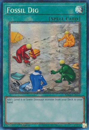 Fossil Dig (PCR) (RA01-EN053) - 25th Anniversary Rarity Collection 1st Edition - Premium Yugioh Single from Konami - Just $0.38! Shop now at Game Crave Tournament Store