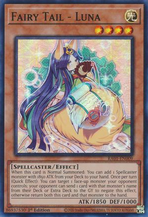 Fairy Tail - Luna (RA01-EN009) - 25th Anniversary Rarity Collection 1st Edition - Premium Yugioh Single from Konami - Just $0.25! Shop now at Game Crave Tournament Store