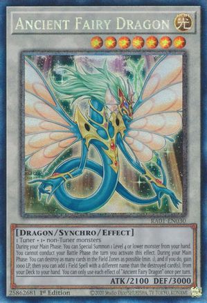 Ancient Fairy Dragon (PCR) (RA01-EN030) - 25th Anniversary Rarity Collection 1st Edition - Premium Yugioh Single from Konami - Just $2.02! Shop now at Game Crave Tournament Store