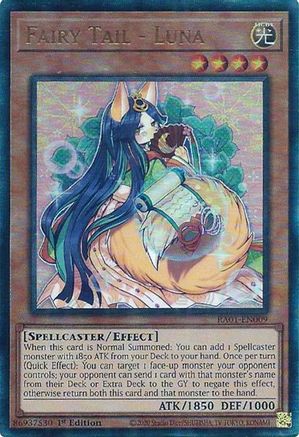 Fairy Tail - Luna (PUR) (RA01-EN009) - 25th Anniversary Rarity Collection 1st Edition - Premium Yugioh Single from Konami - Just $0.08! Shop now at Game Crave Tournament Store