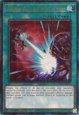 Dark Ruler No More (PUR) (RA01-EN060) - 25th Anniversary Rarity Collection 1st Edition - Premium Yugioh Single from Konami - Just $1.78! Shop now at Game Crave Tournament Store