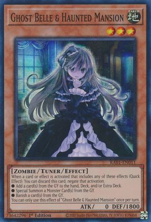 Ghost Belle & Haunted Mansion (RA01-EN011) - 25th Anniversary Rarity Collection 1st Edition - Premium Yugioh Single from Konami - Just $0.50! Shop now at Game Crave Tournament Store