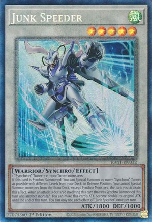 Junk Speeder (PCR) (RA01-EN032) - 25th Anniversary Rarity Collection 1st Edition - Premium Yugioh Single from Konami - Just $0.18! Shop now at Game Crave Tournament Store