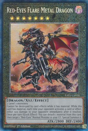 Red-Eyes Flare Metal Dragon (PCR) (RA01-EN038) - 25th Anniversary Rarity Collection 1st Edition - Premium Yugioh Single from Konami - Just $0.99! Shop now at Game Crave Tournament Store