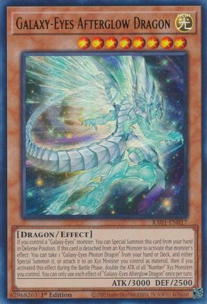 Galaxy-Eyes Afterglow Dragon (UR) (RA01-EN017) - 25th Anniversary Rarity Collection 1st Edition - Premium Yugioh Single from Konami - Just $0.25! Shop now at Game Crave Tournament Store