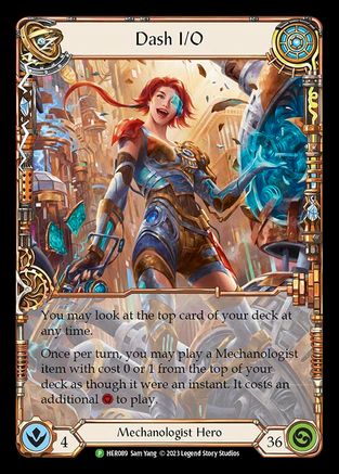 Dash I/O - HER089 (HER089) - Flesh and Blood: Promo Cards Cold Foil