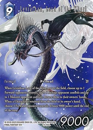 Leviathan, Lord of the Whorl (Full Art) (BEYOND DESTINY) Foil - Premium Final Fantasy Single from Beyond Destiny - Just $22.80! Shop now at Game Crave Tournament Store